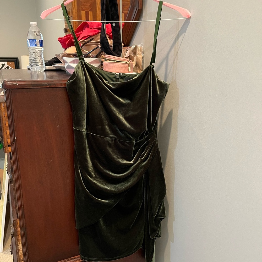 Majorelle Asbury Mini Dress in Green